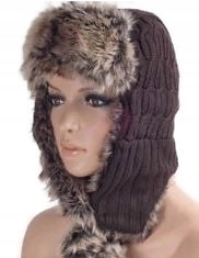 

Zimowa Czapka Uszatka Ciepła _różne__wzory__kolory