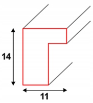 RAMA DREWNIANA BRĄZOWA A4 21x30 - RAMKA 30x21 Kolor odcienie brązu i beżu