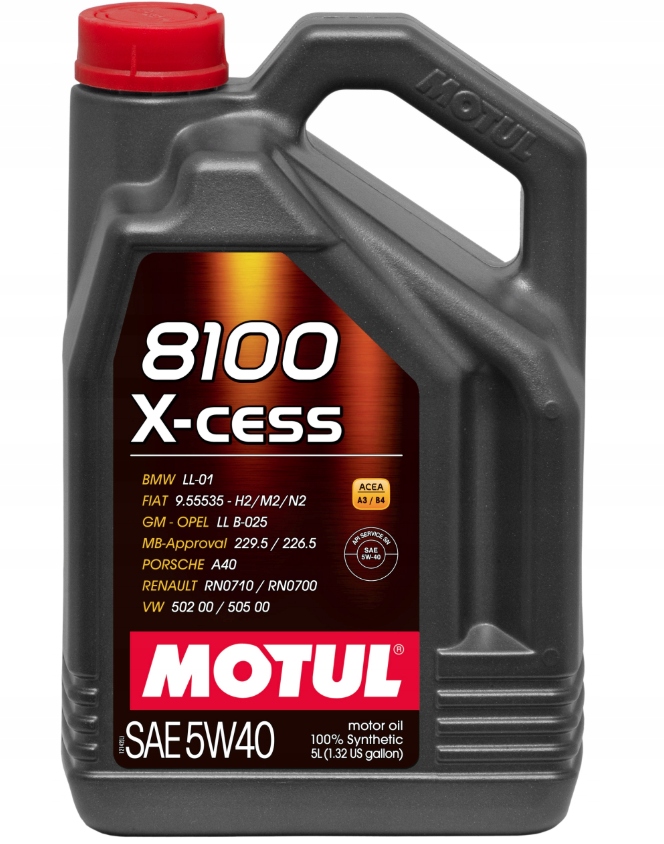 

Motul Olej 5W-40 8100 X-cess 5L