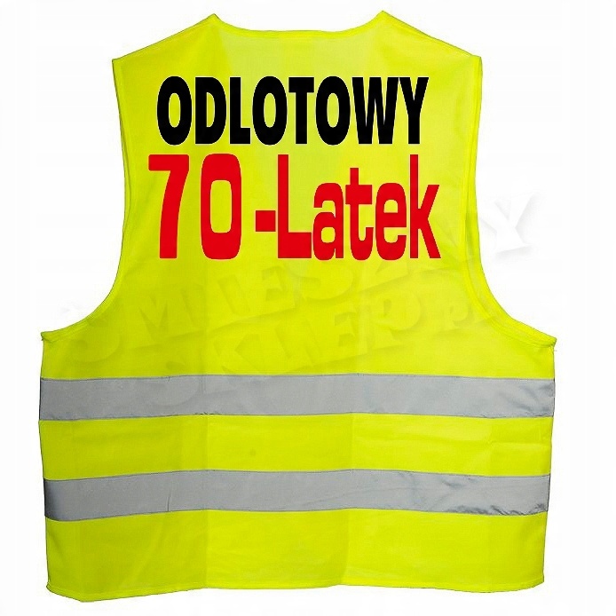 

Kamizelka Odlotowy 70 Latek 70-tka