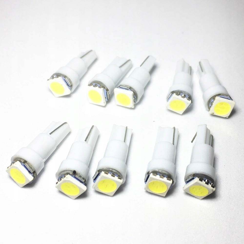 DIODY ŻARÓWKI LED R5/ T5 12V SMD BEZ OPRAWKI BIAŁA
