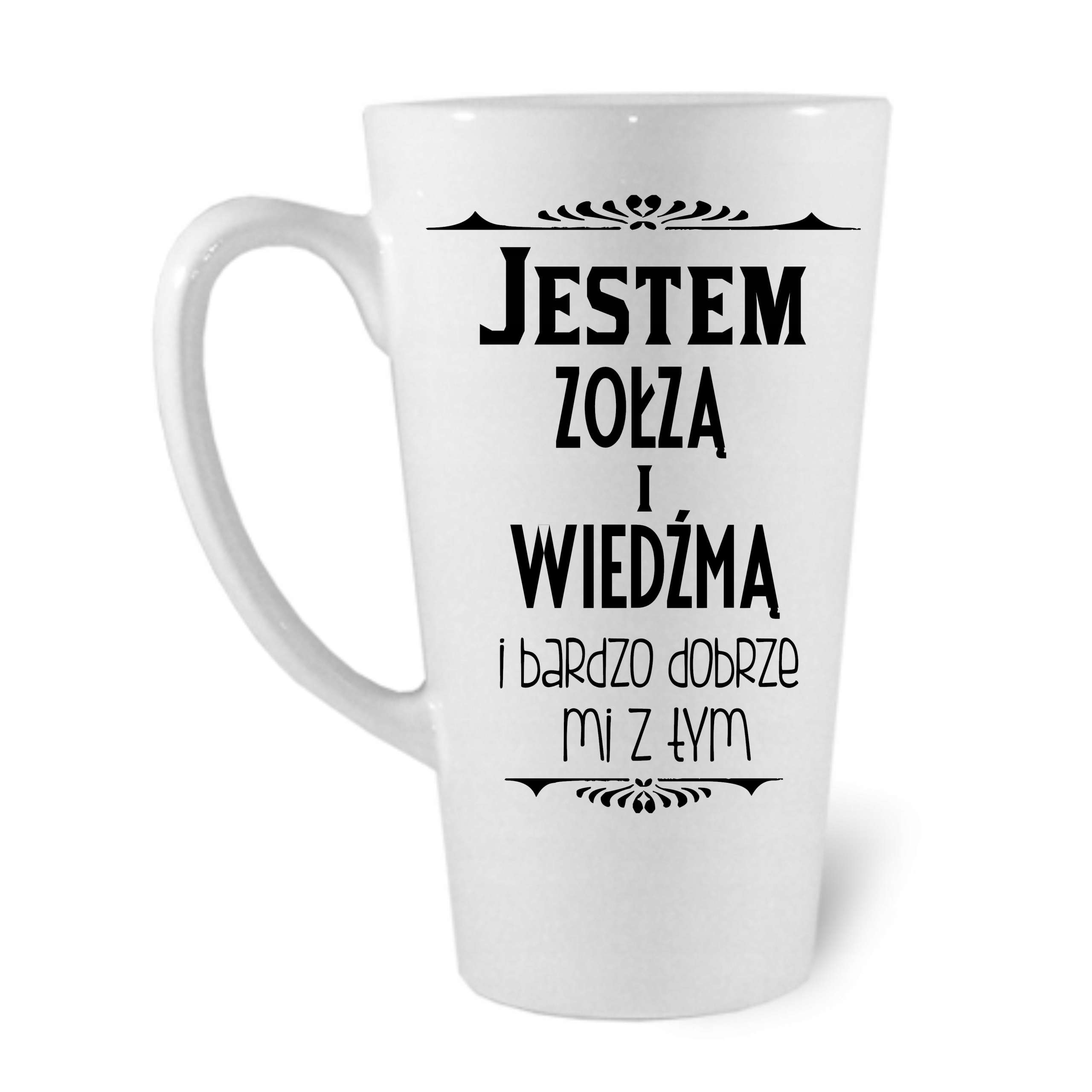 

Kubek Latte Ze Śmiesznym Nadrukiem