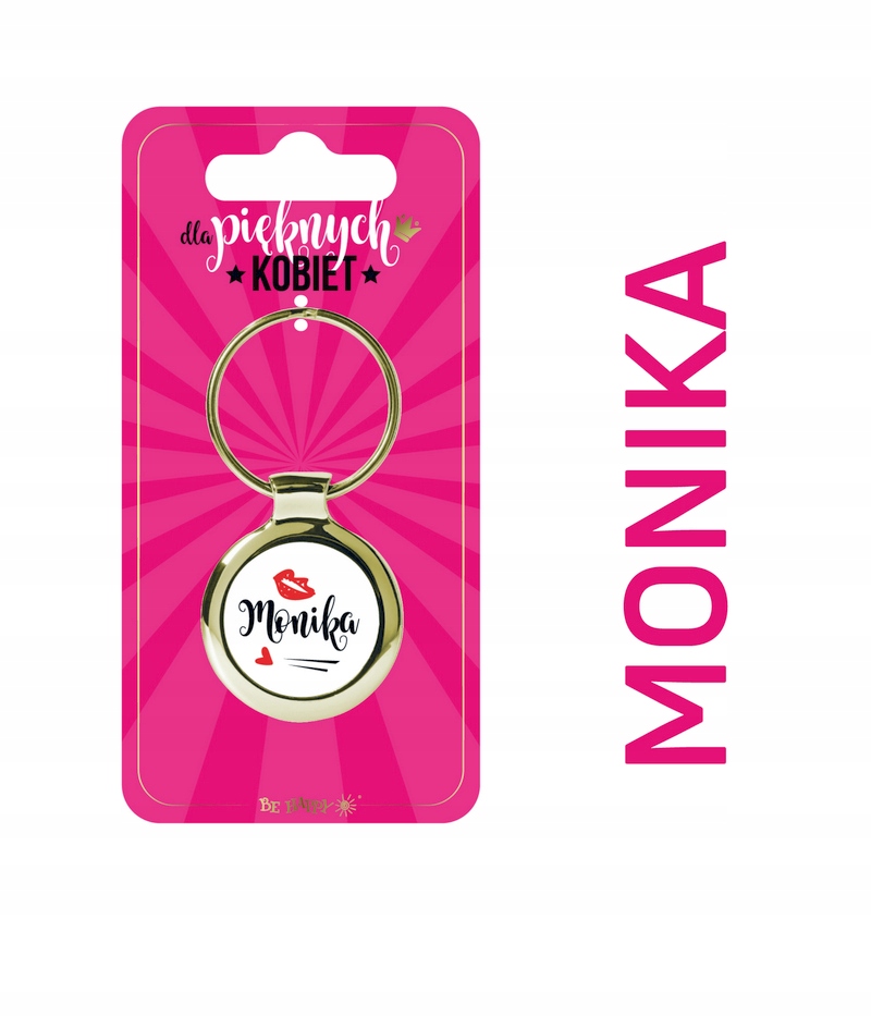 

Brelok metalowy "monika"