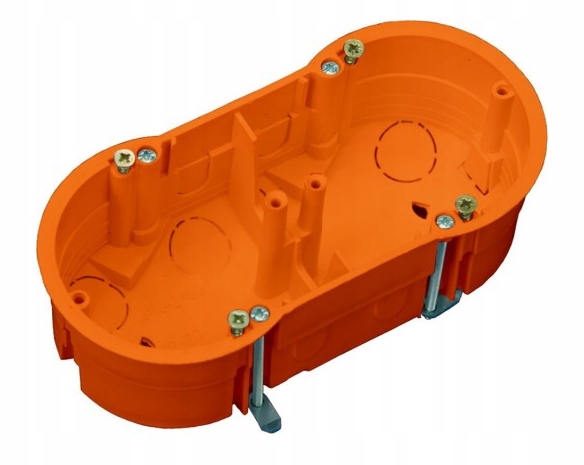 

Puszka p/t 2x60mm regips głęboka pomarańcz A.010PG