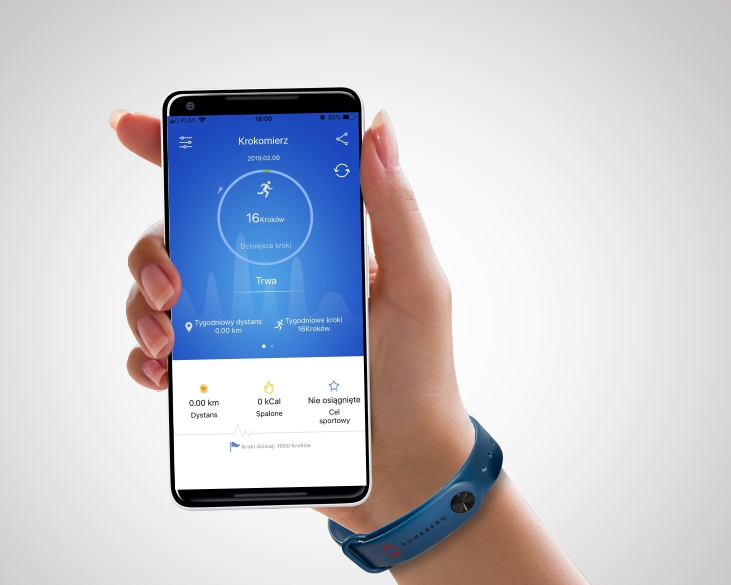 SMARTWATCH SMARTBAND RONEBERG R3s MESH PULSOMETR Model inny
