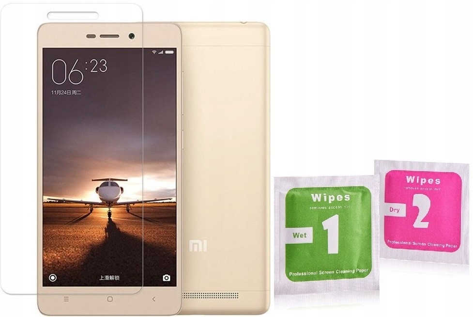 

Szkło Hartowane 9H do Xiaomi Redmi 3 / 3S / 3 Pro