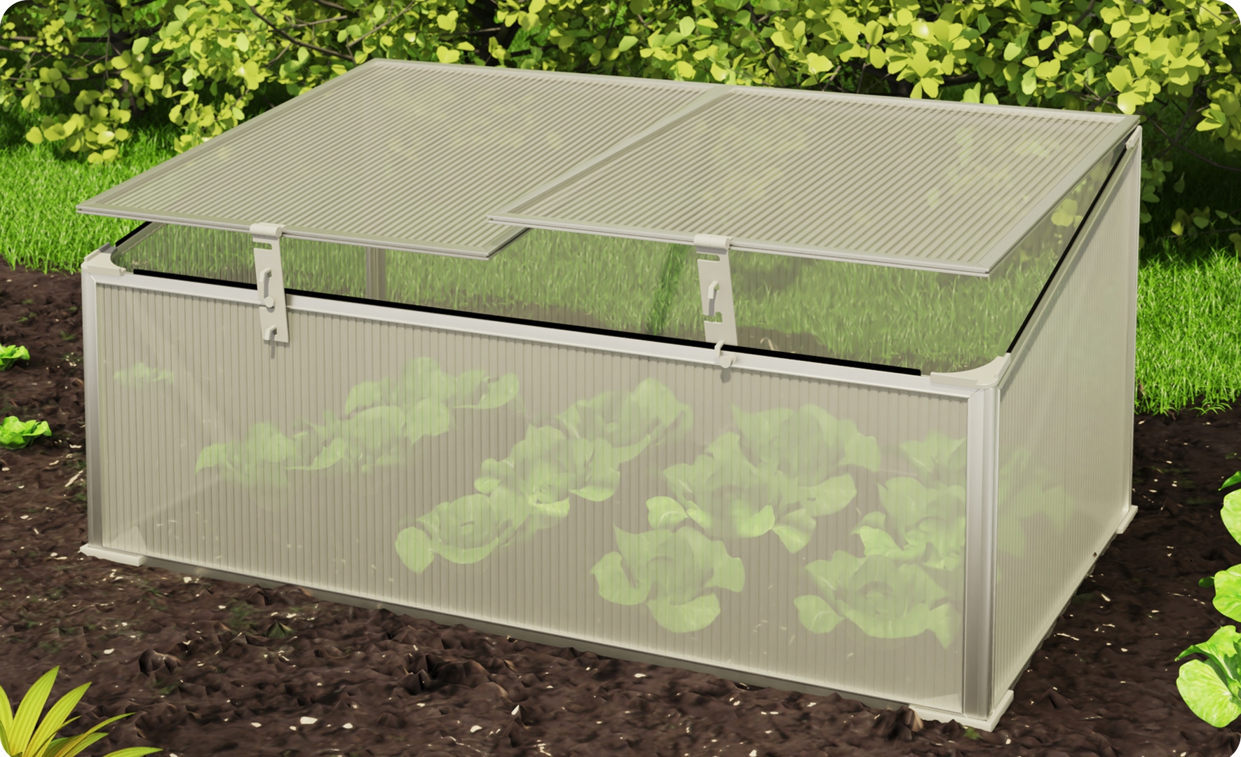 MINI SZKLARNIA INSPEKT ROZSADNIK ZIELNIK 99x60cm Producent Plonos