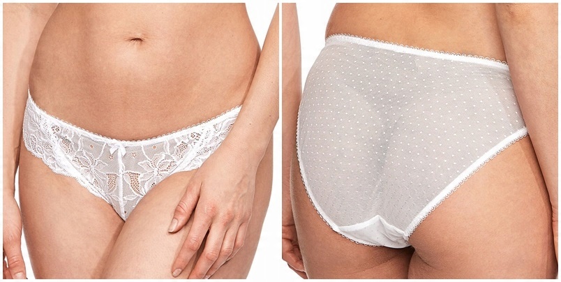 

Figleaves Just Peachy lace Brief __ 36