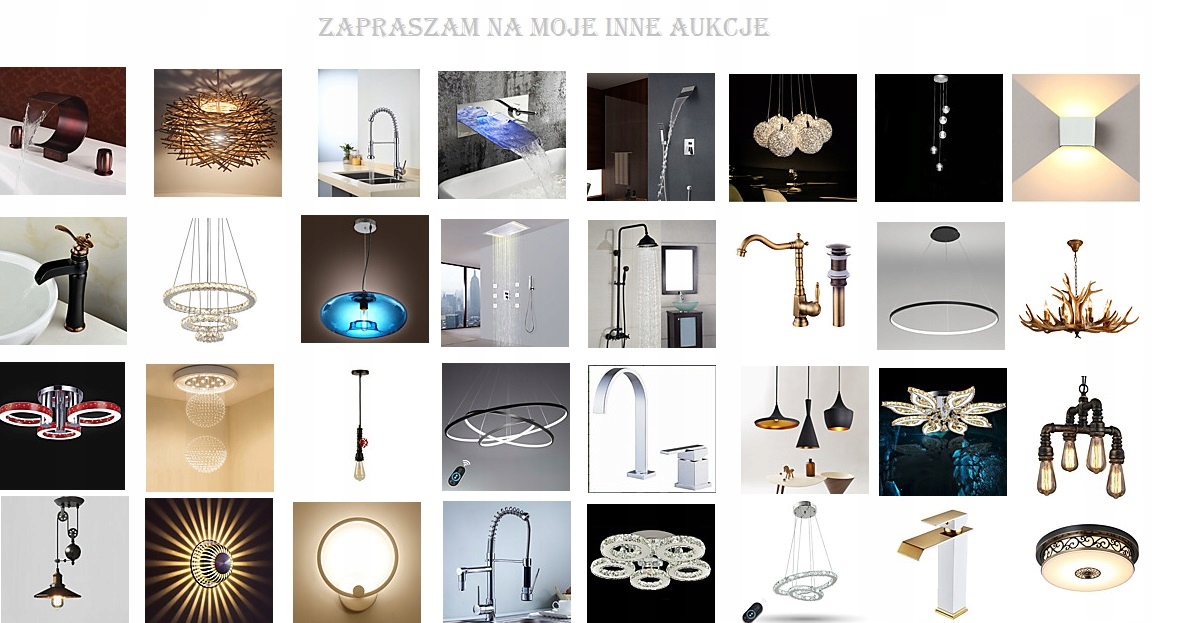 NOWOCZESNA LAMPA WISZĄCA kryształki Zasilanie sieciowe