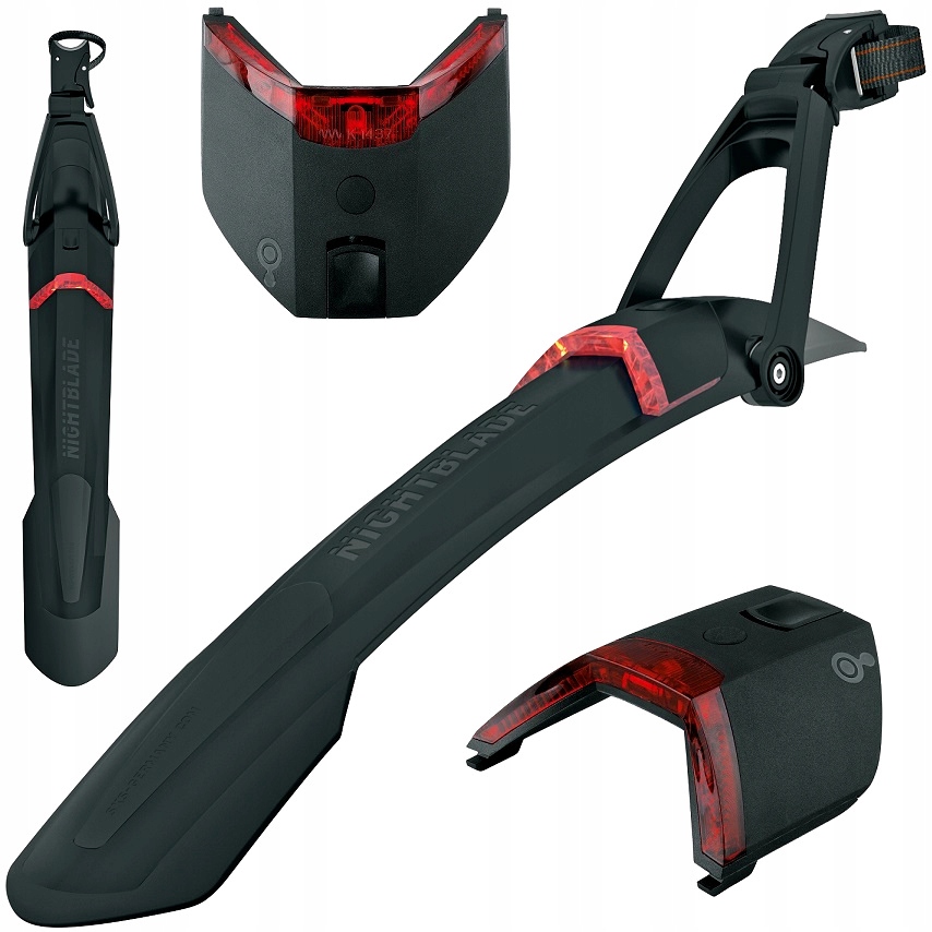 Błotnik tylny Sks Nightblade Flash 26"- 27,5" lampka Usb