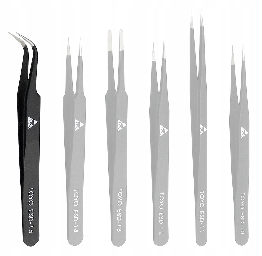 

Pinceta Pęseta Penseta Metal Antystatyczna ESD-15