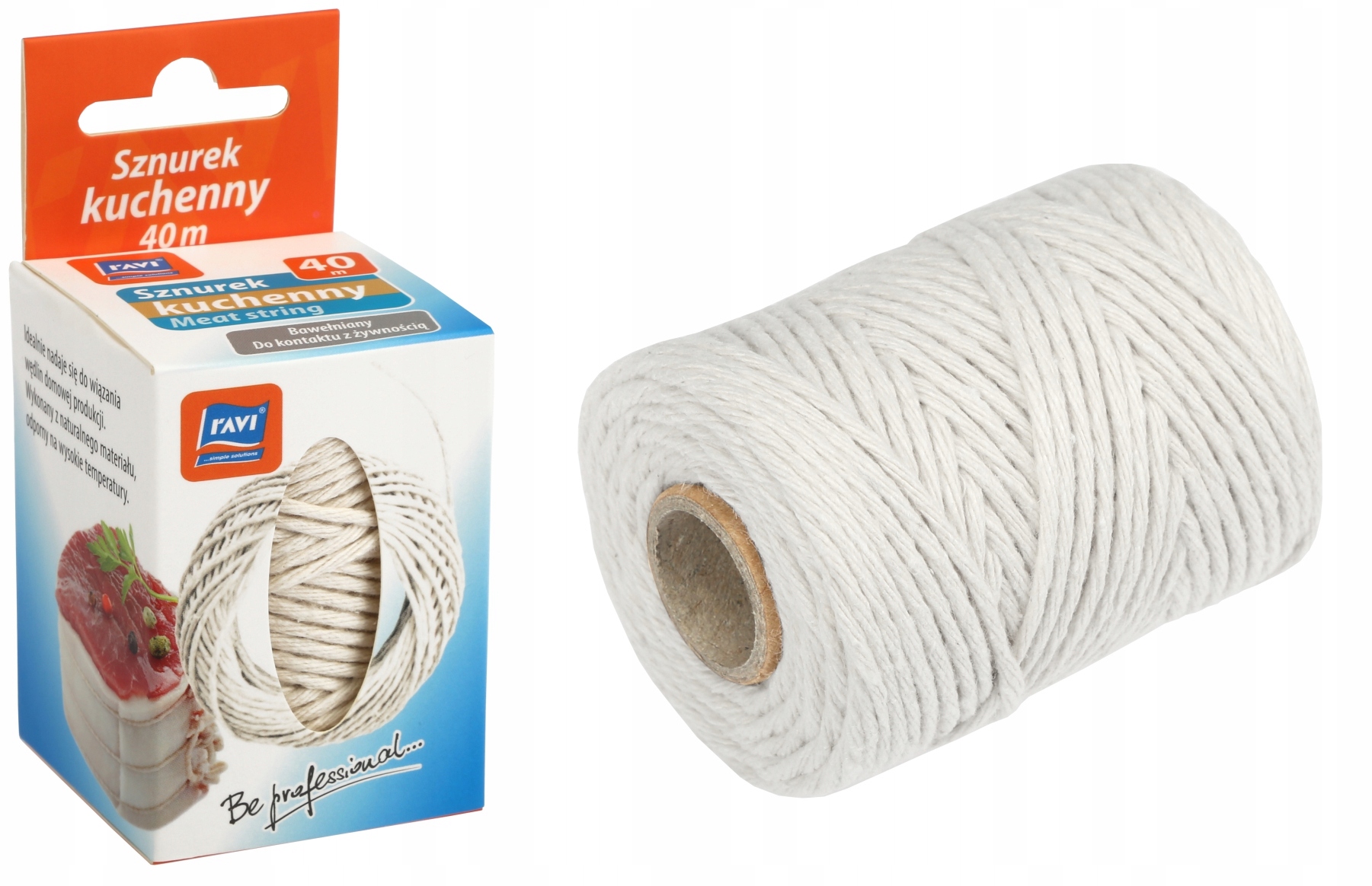 

Nić Kuchenna Sznurek 40 Metrów Biały