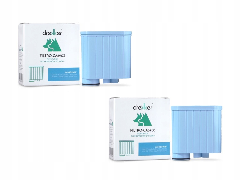 

2 x Filtr zamiennik Philips Saeco AquaClean CA6903