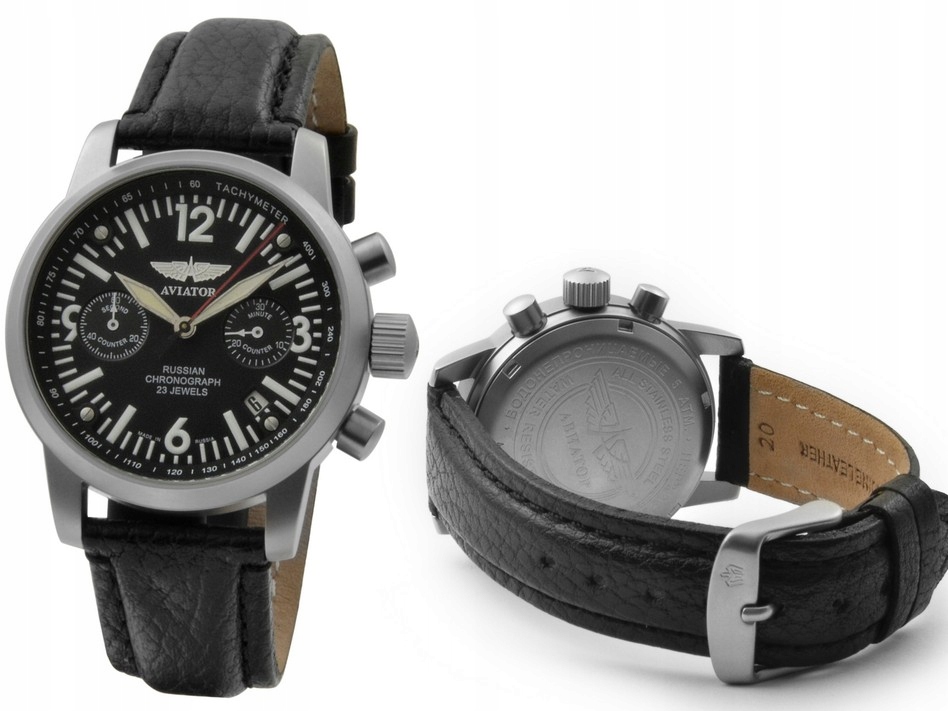 Hodinky Aviator Poljot Chronograph 3133/6773779