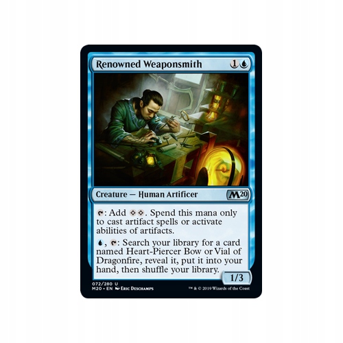 Mtg 4x Renowned Weaponsmith (Uncommon)