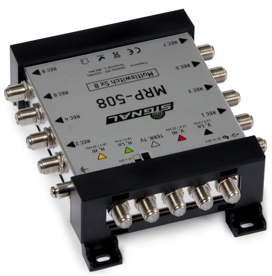 Multipřepínač Signal 1-SATELITA, 8-VÝSTUP 5/8 Dhl