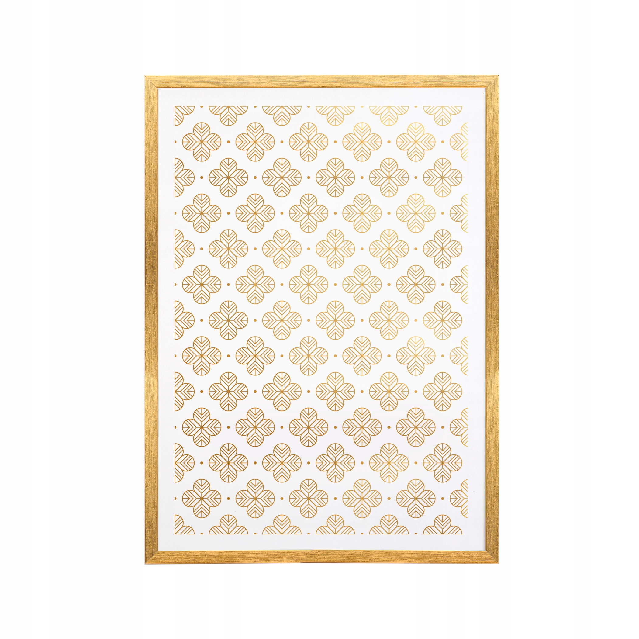 

Plakat pozłacany złoty 30x40 ramka geometryczny 6
