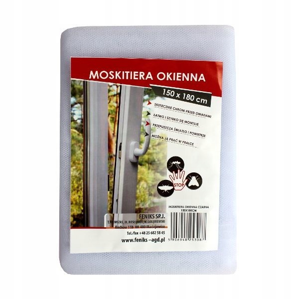 

Moskitiera Na Okno okienna Drzwi Kotara 150x180 bi
