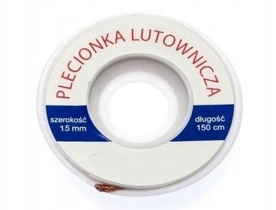 

Taśma lutownicza - plecionka 1,5mm - 150cm