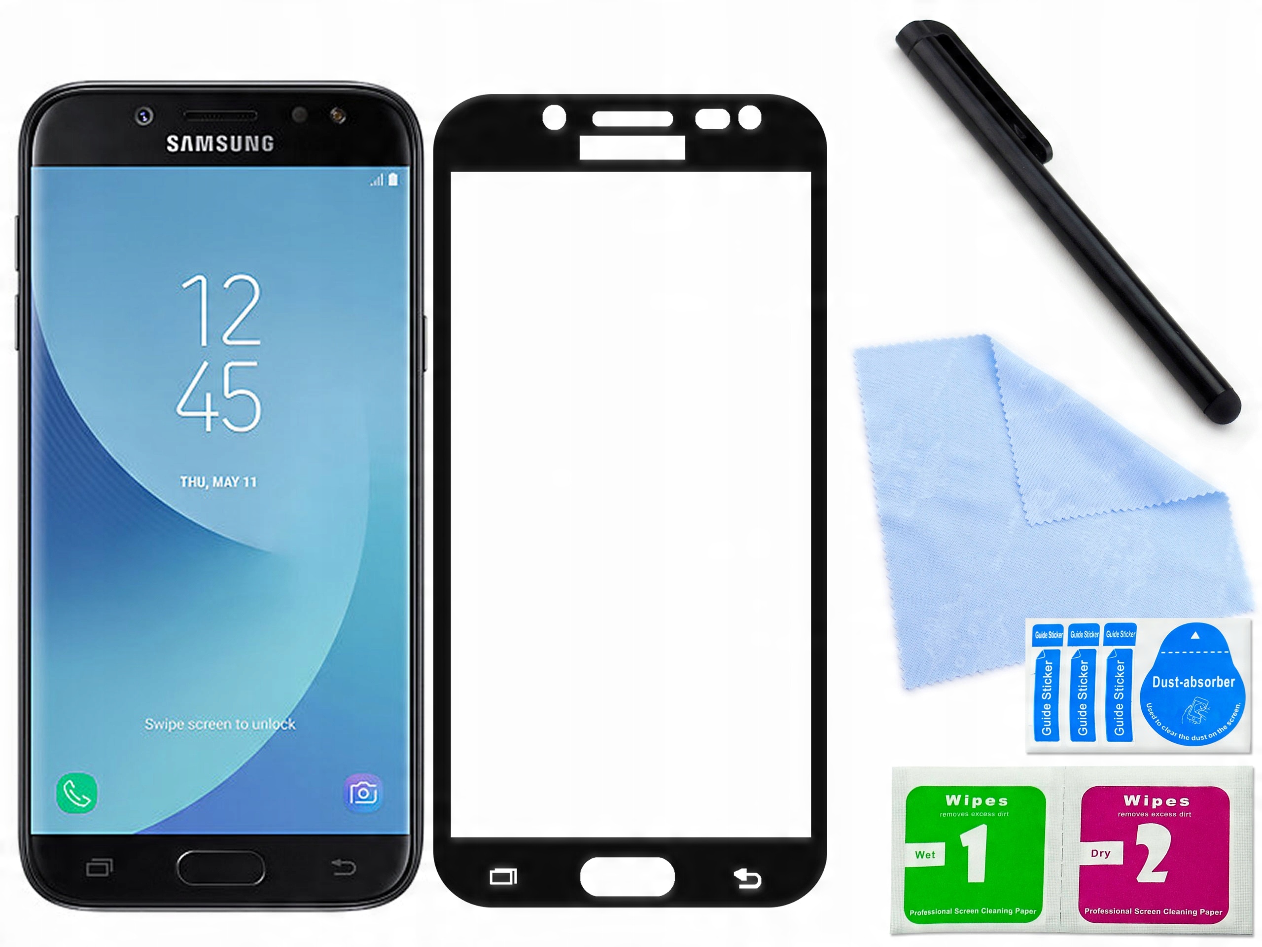 

Szkło ochronne 3D Samsung Galaxy J5 pro 2017 Czarn