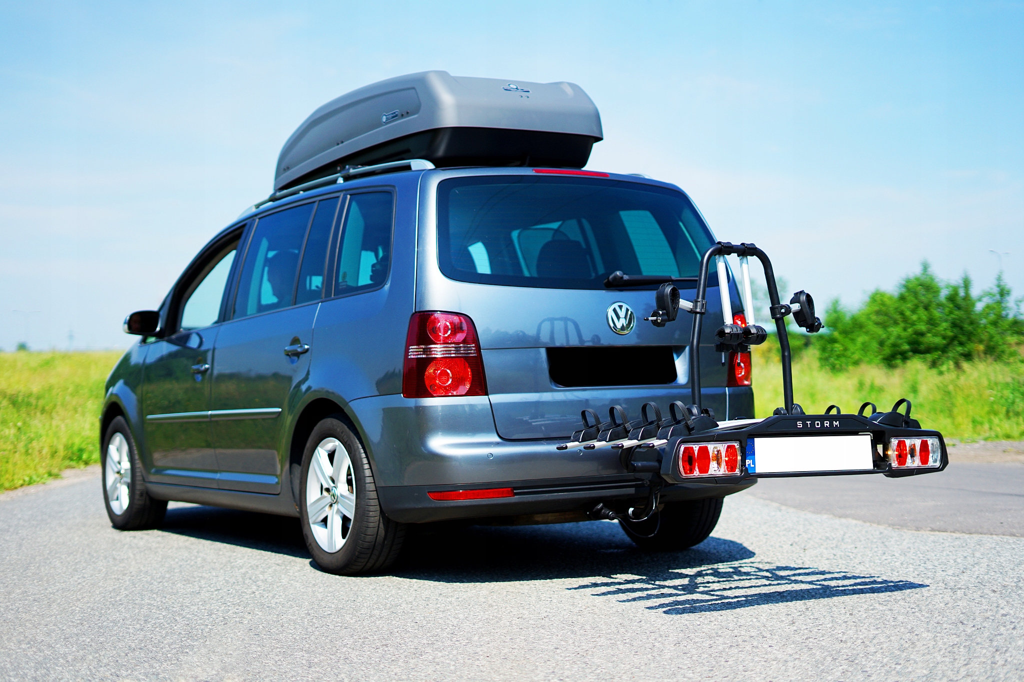 STORM 4 Bagaznik uchwyt rowerowy na hak 4 rowery Handle Type platform