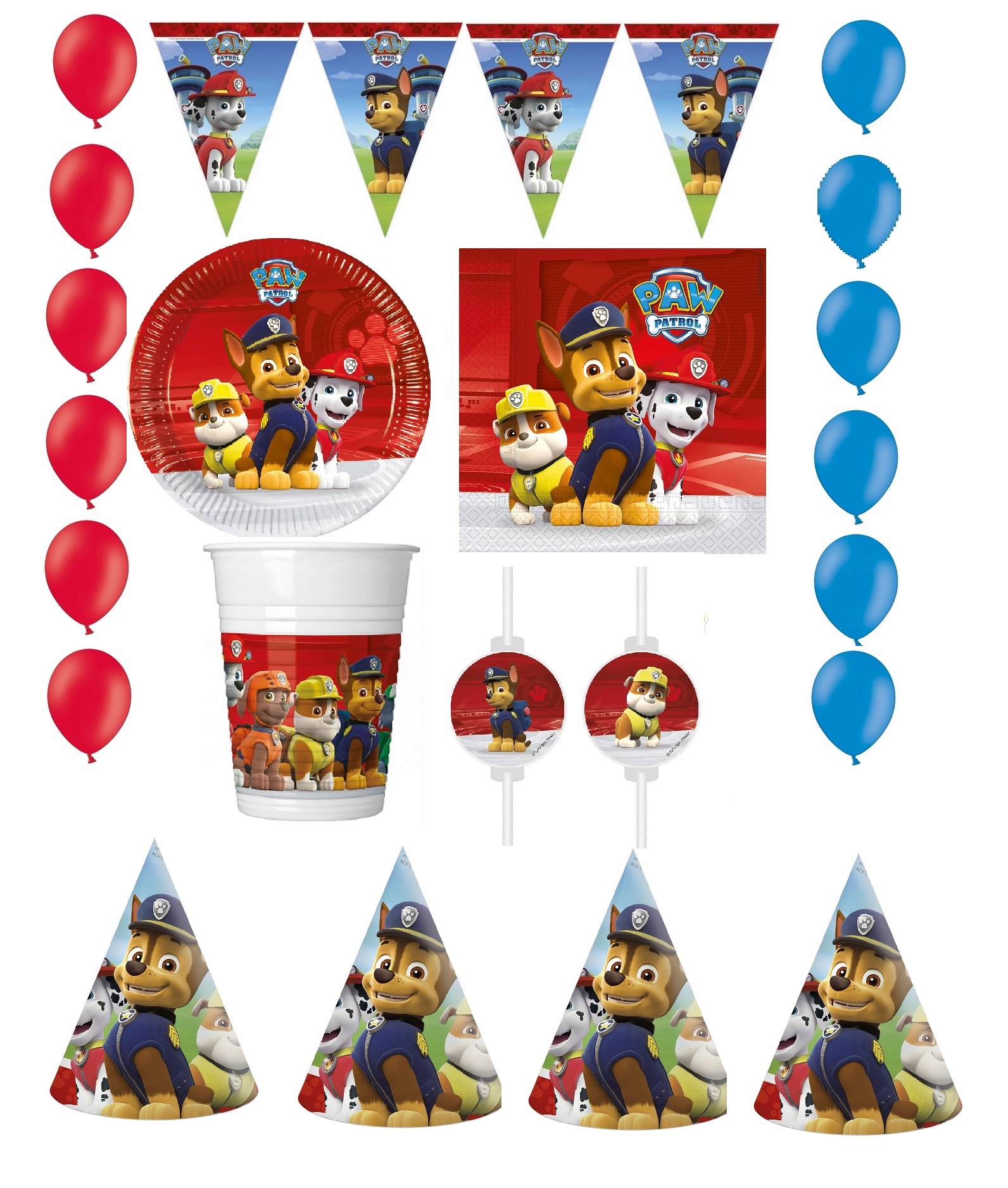 

Zestaw urodzinowy Psi Patrol Paw Patrol nr 2