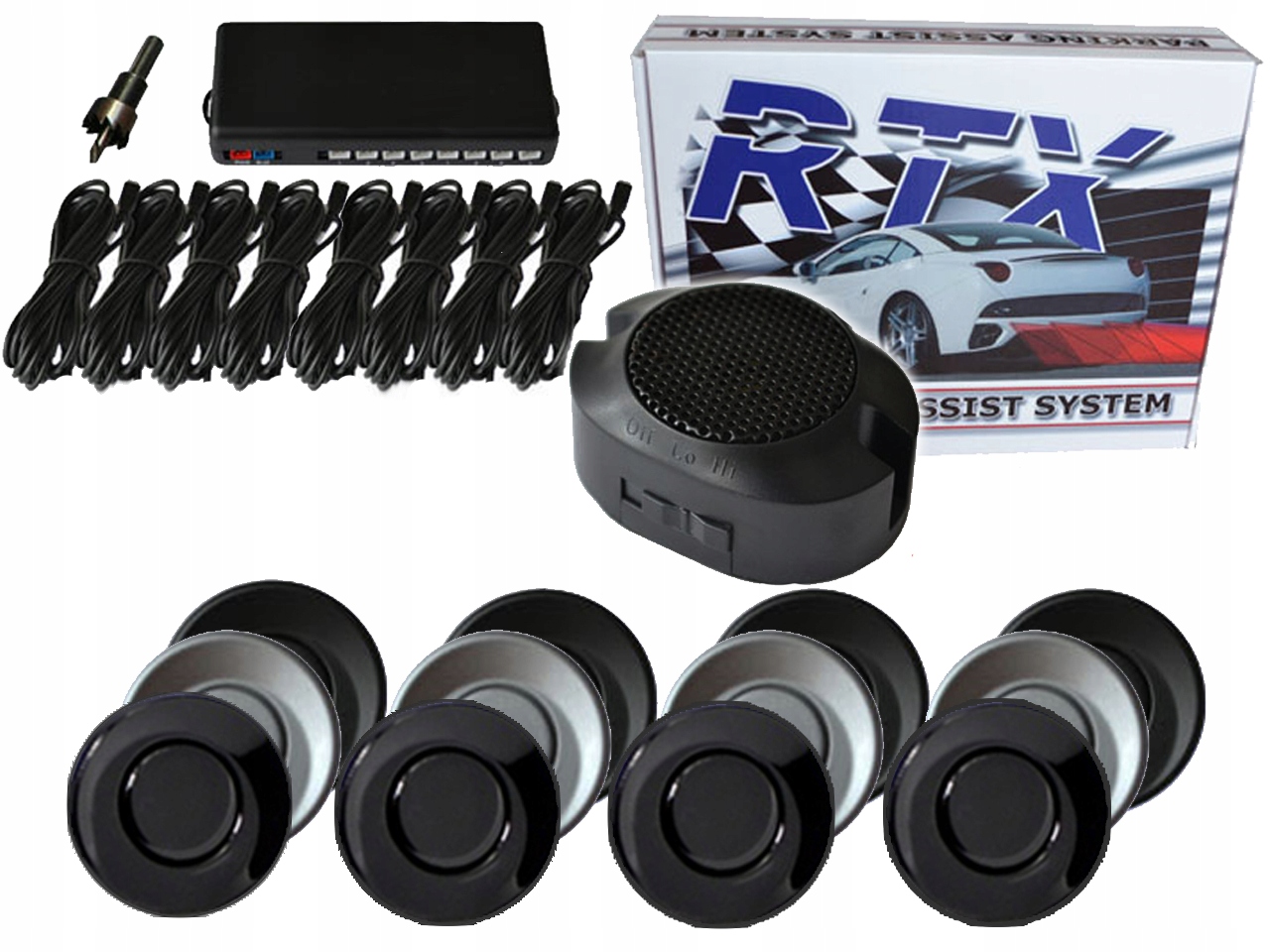 

Czujniki Cofania Parkowania Rtx Przód i Tył Extra