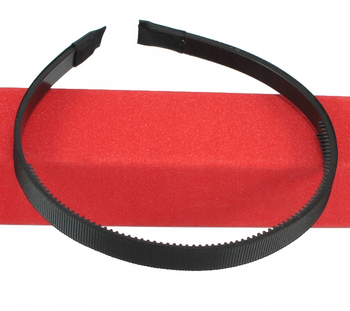 

Opaska Do Włosów Czarna Klasyczna Rypsowana