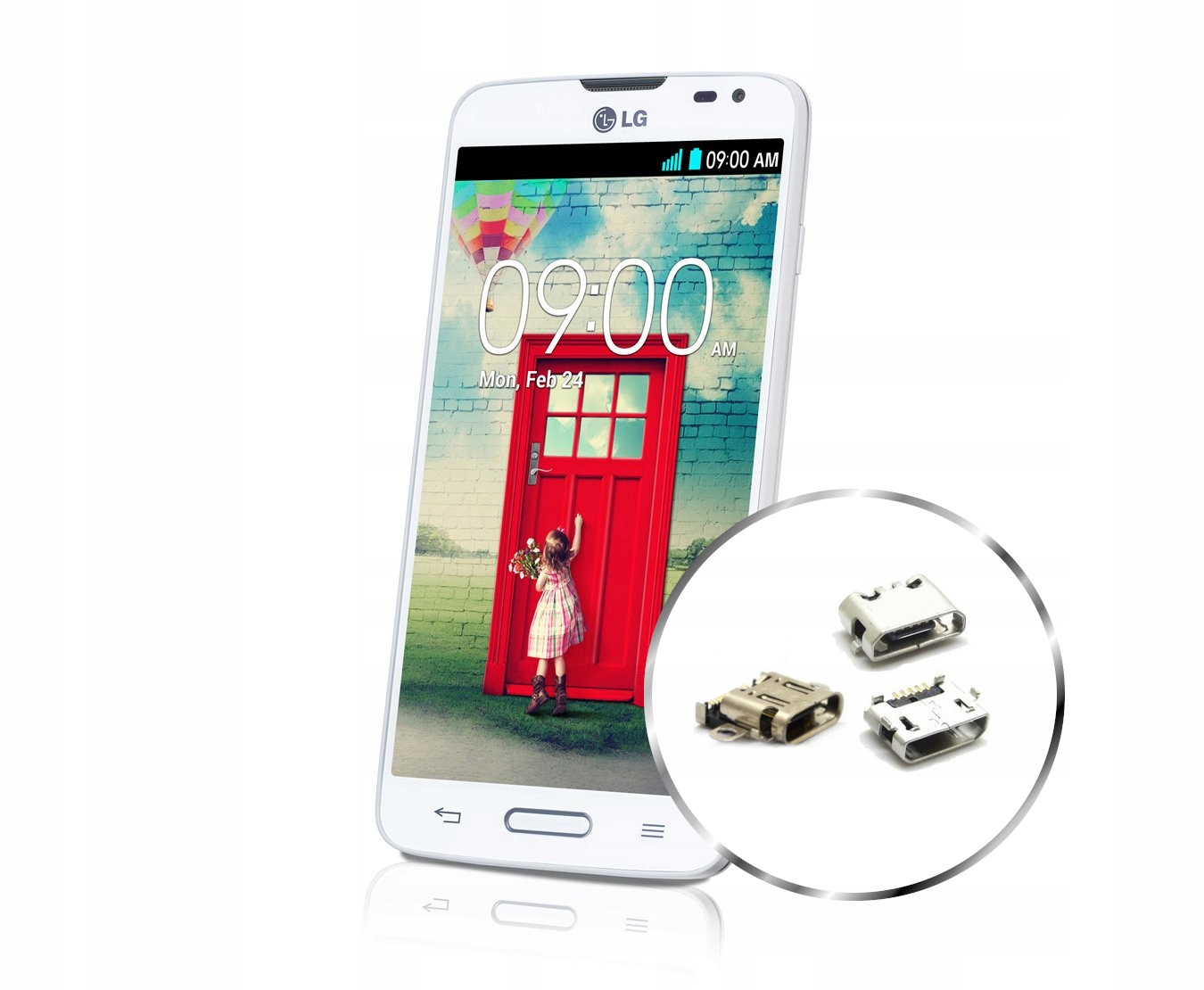 

Gniazdo ładowania Lg Optimus L90 Naprawa Wymiana