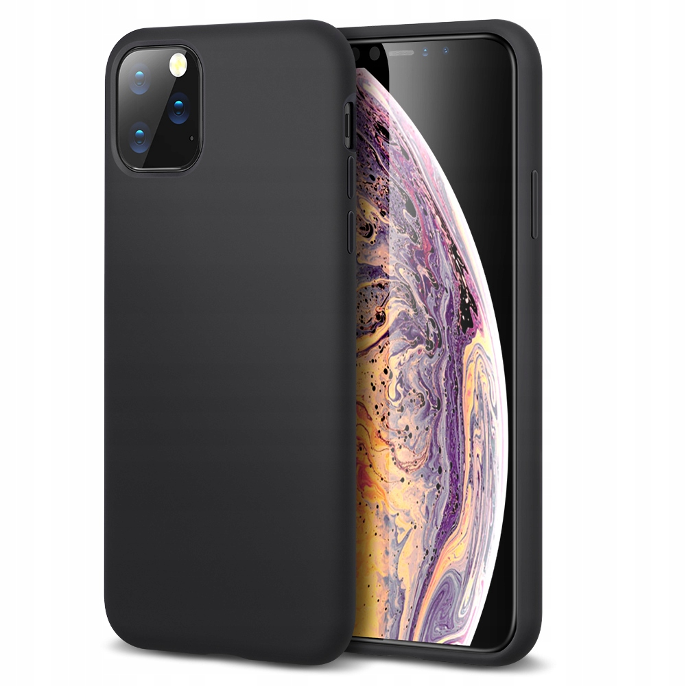 

Etui Czarny Mat iPhone 11 Szkło 9H