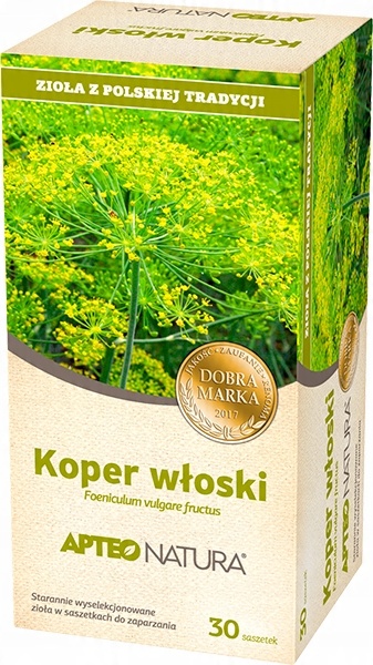 

Koper Włoski zioła do zaparzania Fix 30 sasz. Apte