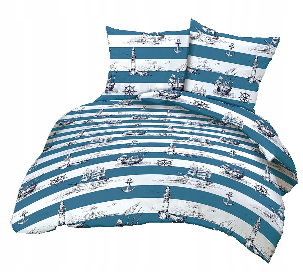 

Pościel bawełniana 160x200 bawełna 2*70x80 065nie