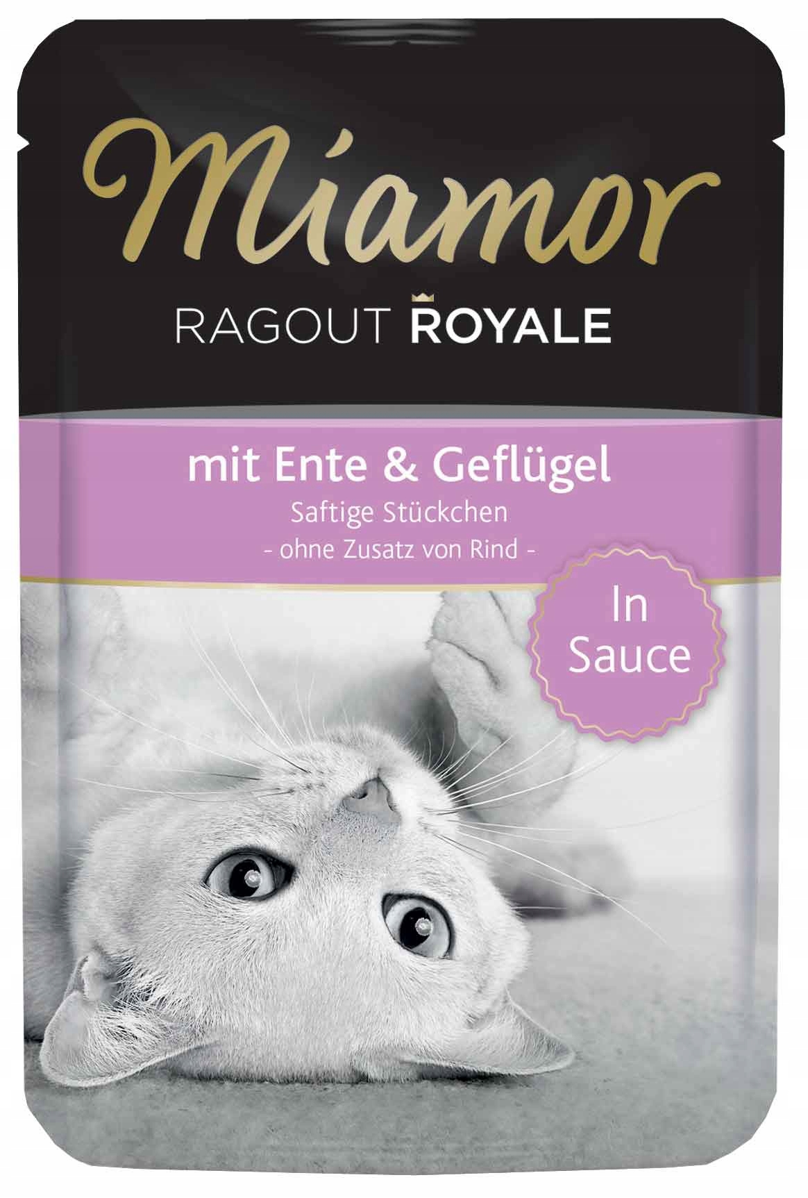 Miamor Ragout Royale kachna s drůbežím v omáčce kapsička 100 g