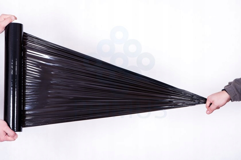FOLIA STRETCH STRECZ CZARNA 1,5kg NAJLEPSZA JAKOŚĆ