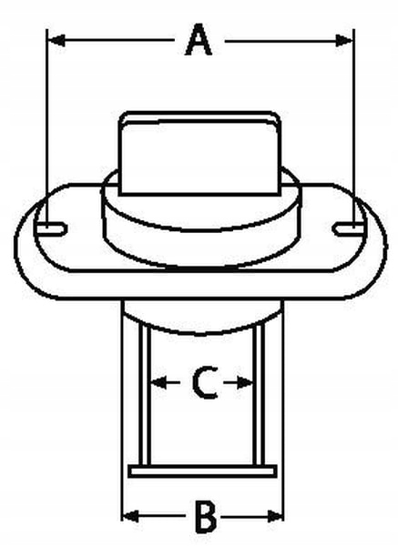 KOREK SPUSTOWY DO ŁODZI MOSIĄDZ CHROMOWANY 35X55mm Numer katalogowy części CS0033