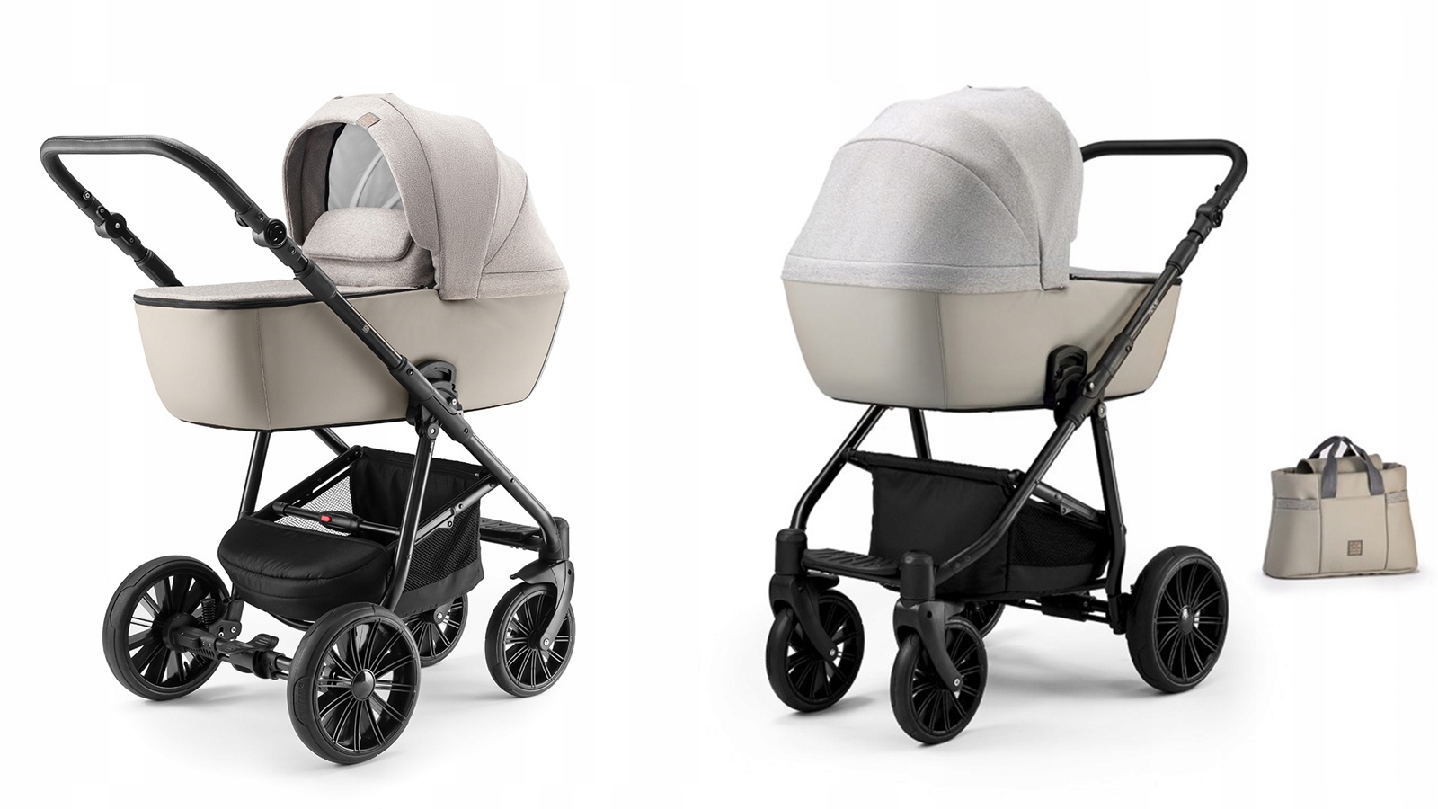 Wózek dziecięcy 3w1 APUS - DADA PARADISO 4 KOLORY! Liczba kół 4