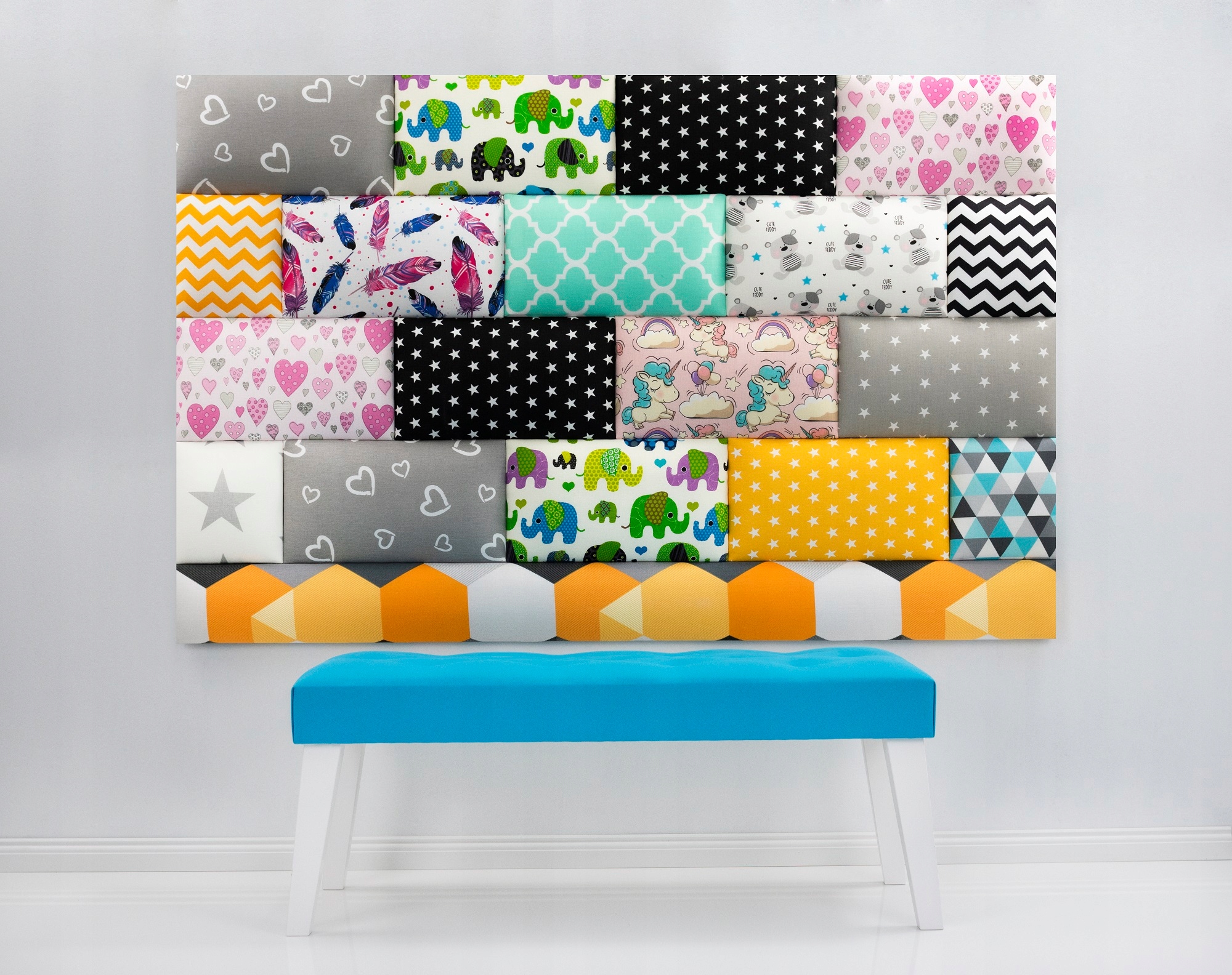 PANELE TAPICEROWANE MINKY DLA DZIECI - 50 x 30 Producent inna