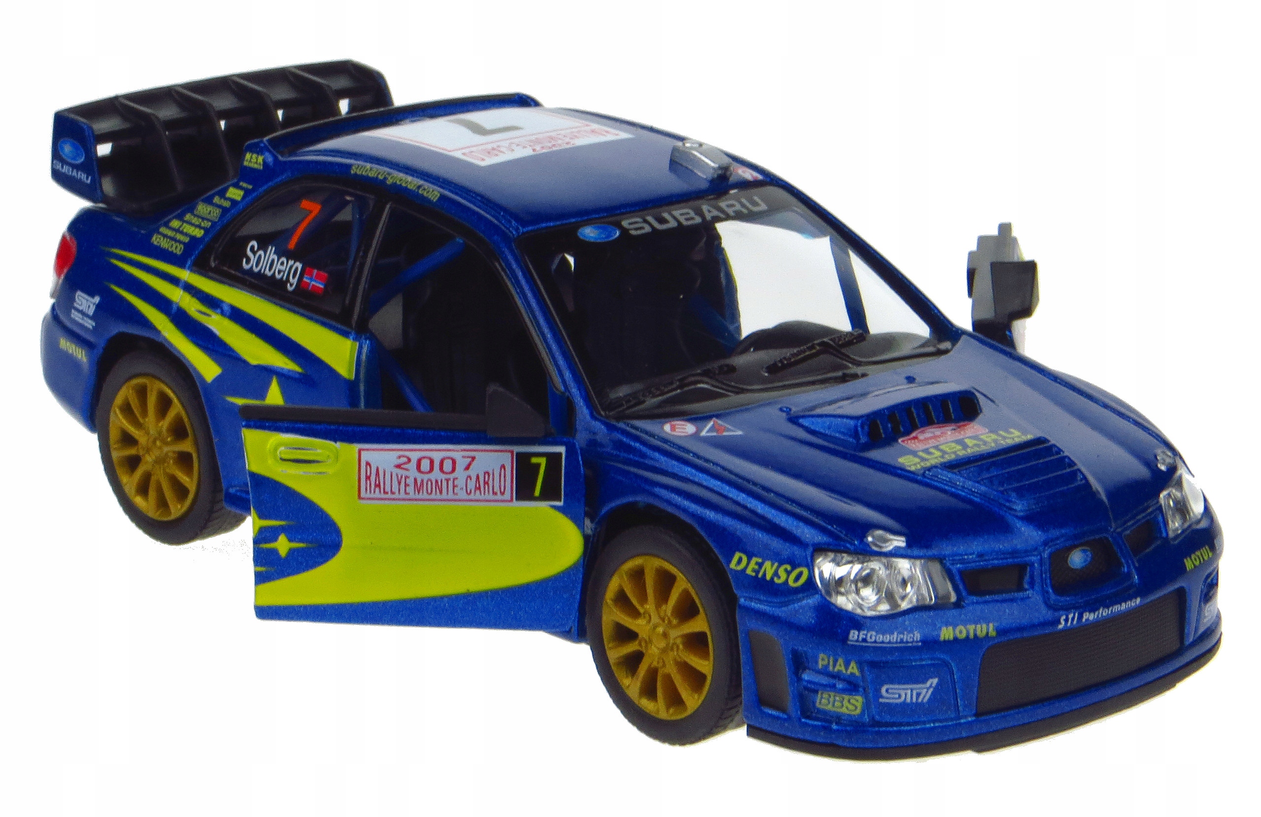 SUBARU IMPREZA WRC 2007 MODEL METALOWY 1:36