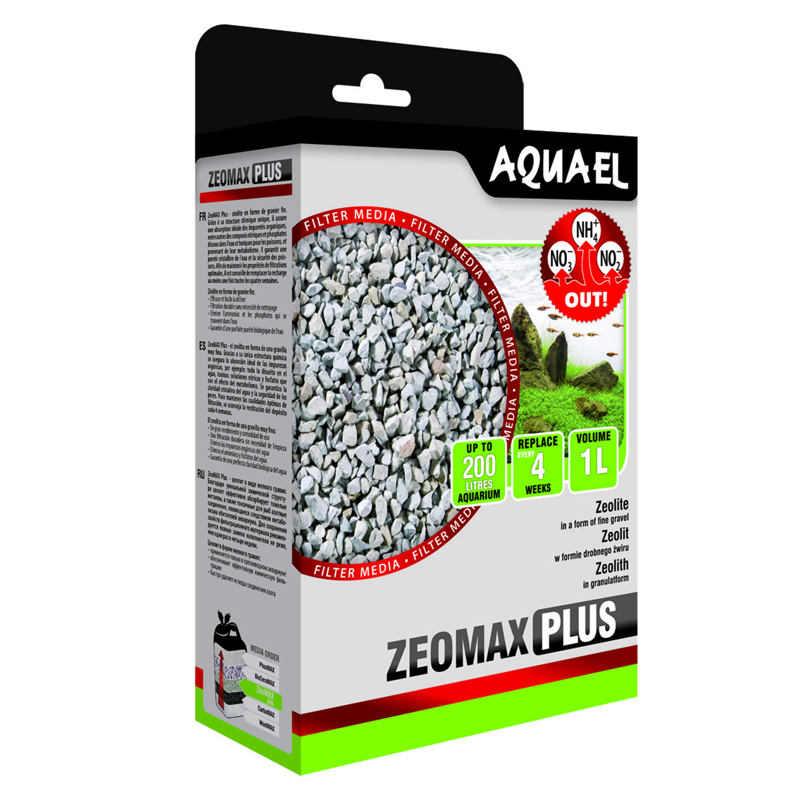 Aquael Zeolit Wkład do Filtra Zeomax Plus 1L