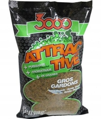 Zanęta Sensas 3000 Attractive Gros Gardons 1KG Świeża Dostawa!!!