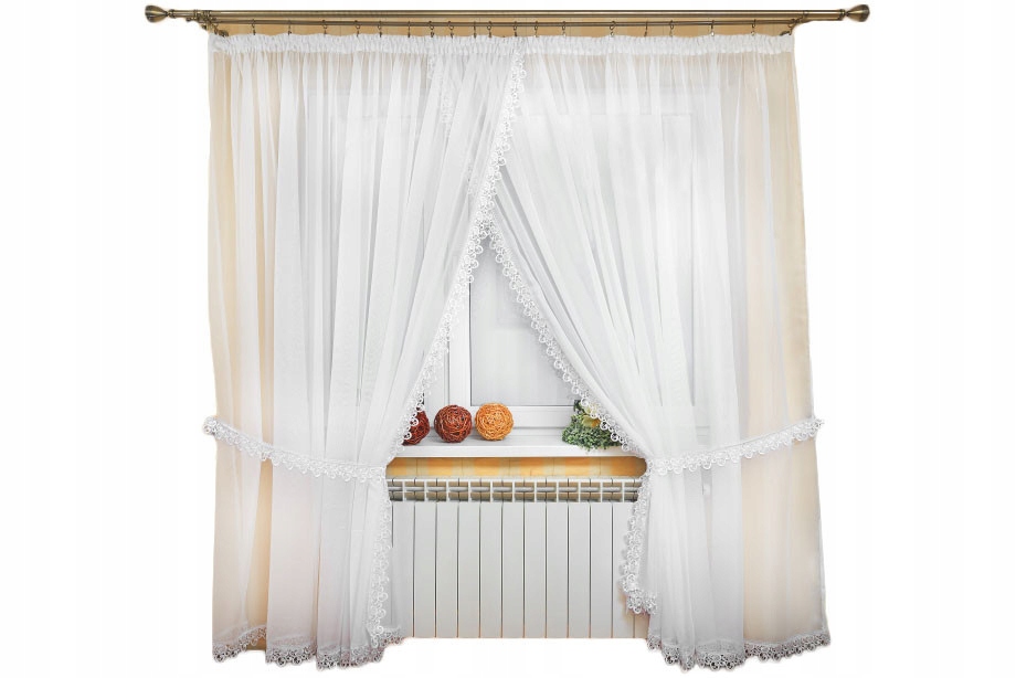 

Gotowa firana firanka 600x230 z kreszu,gipiura
