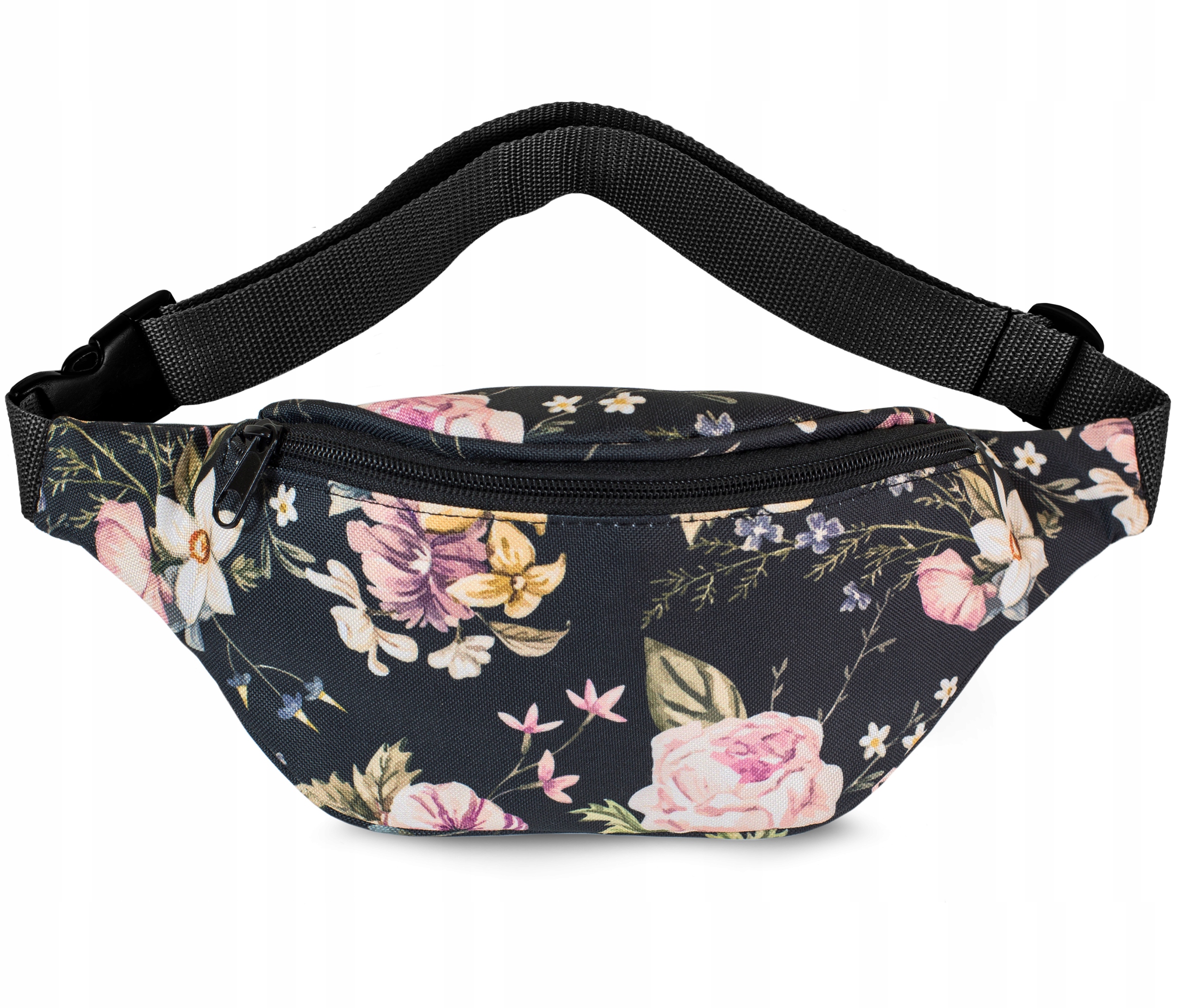 SASZETKA NERKA KWIATY VINTAGE FLOWERS BAGGAGE