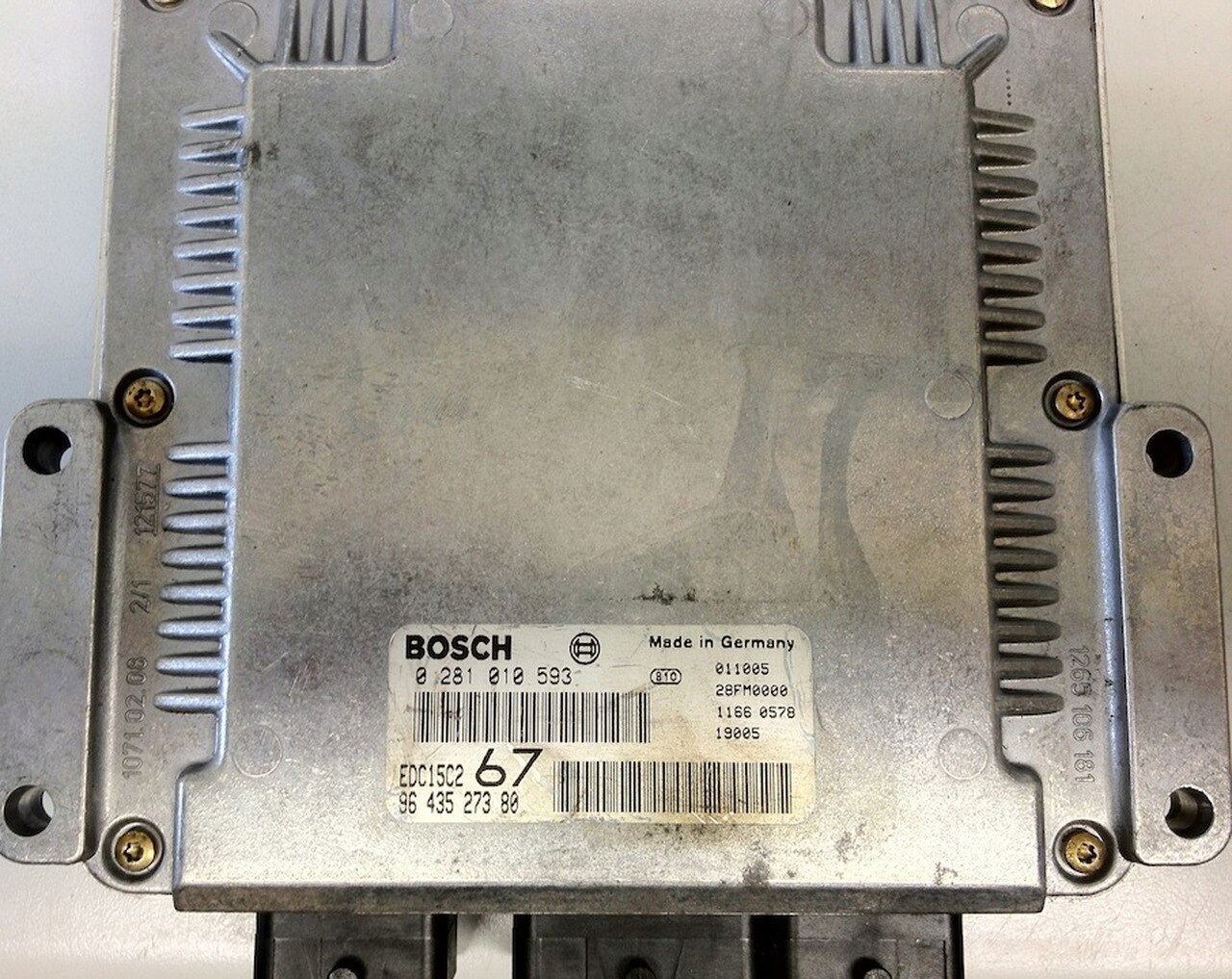 KOMPUTER CITROEN PEUGEOT HDI 0281010593 CZYSTY !