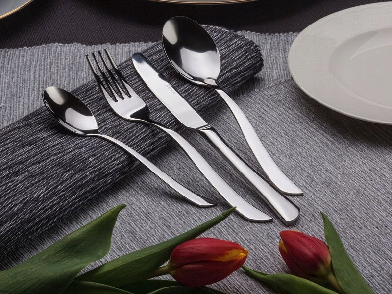 AMBITION 60 SZTUĆCE WAVE MODERN KPL ZESTAW 12 OSÓB Stan opakowania oryginalne