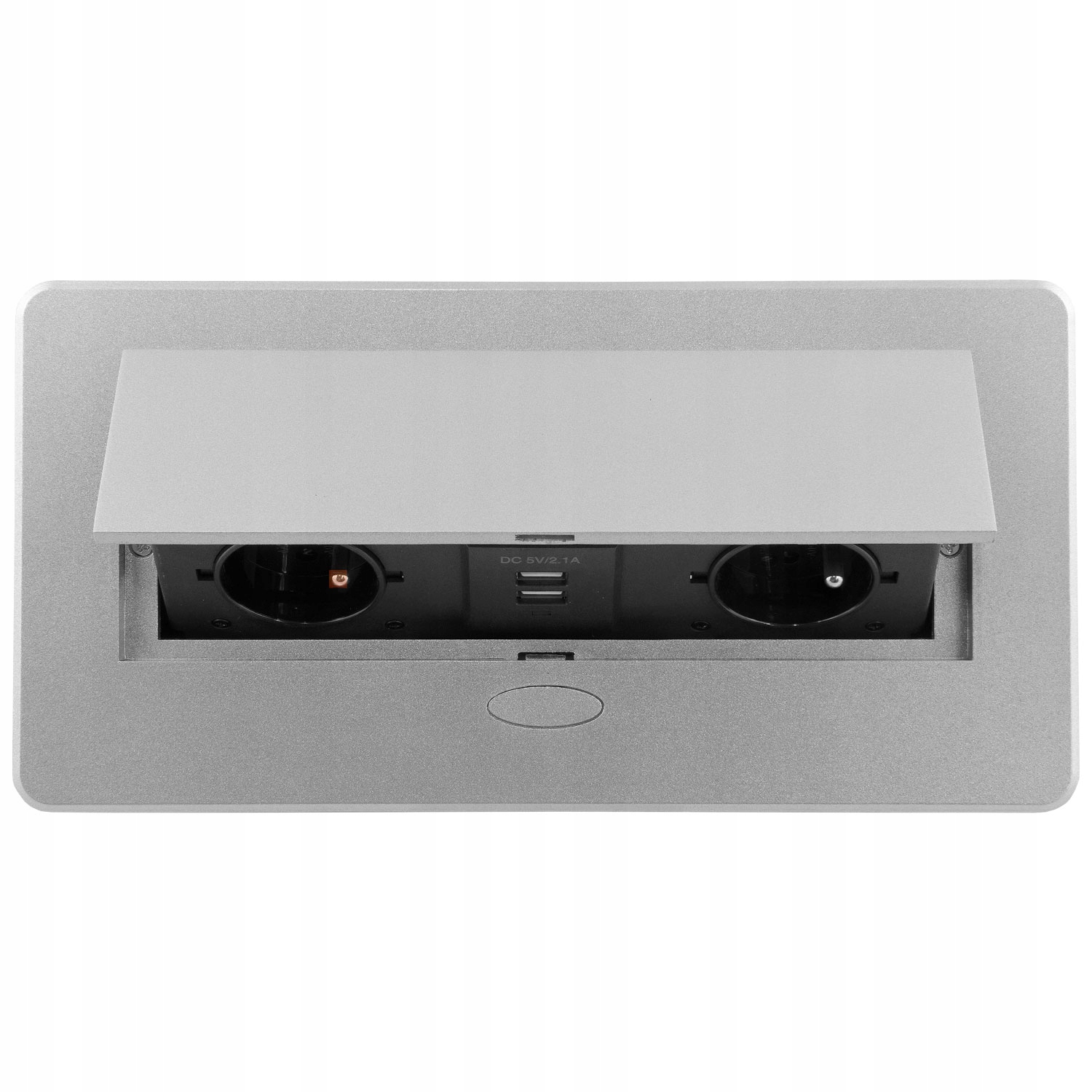 Gniazdo wpuszczane w blat KOMBIBOX z USB ALUMINIUM Marka Design Light