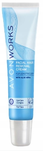 

Avon Works Krem do depilacji Twarzy wąsika Aloes