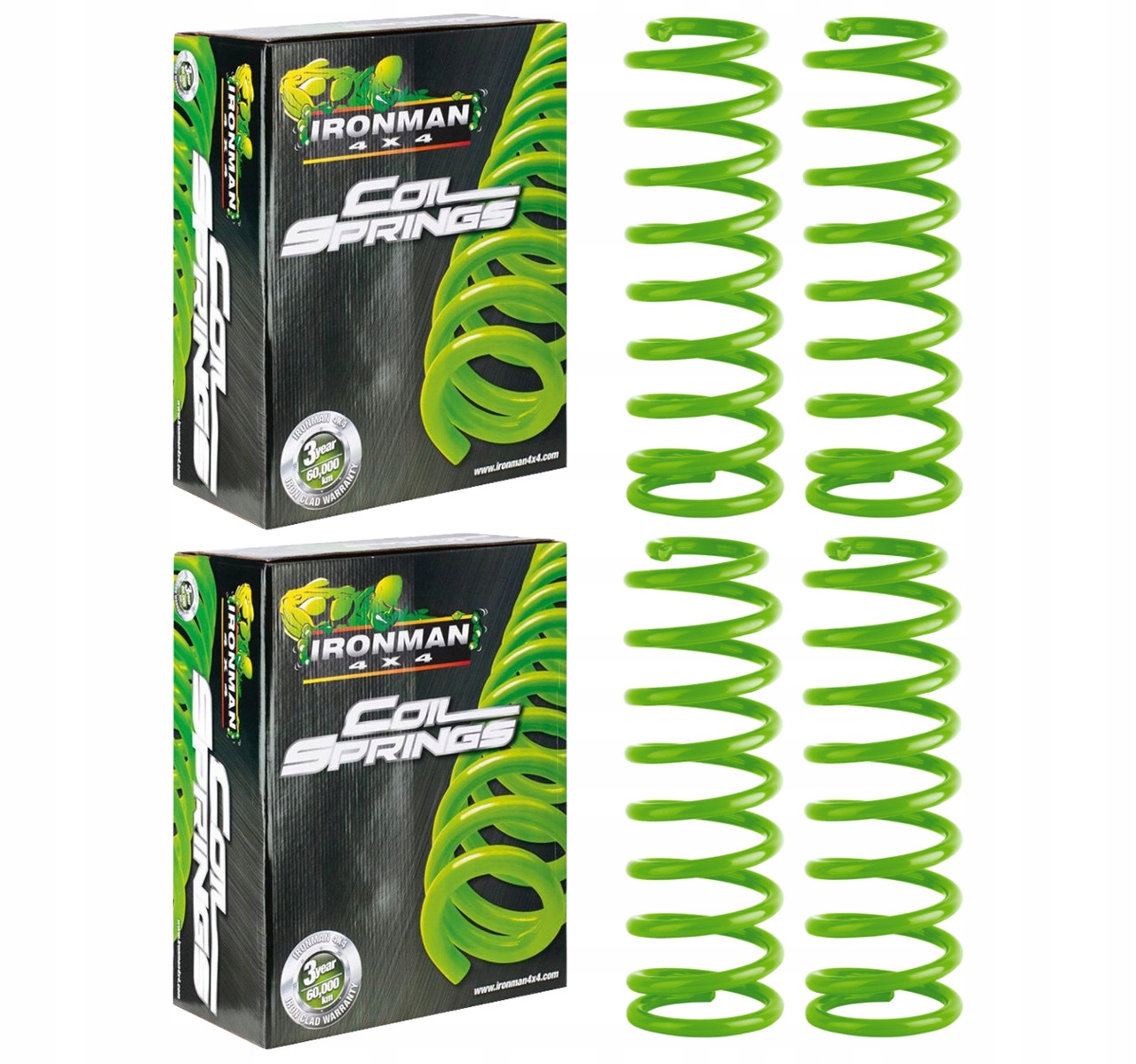 SPRĘŻYNY KOMPLET +35MM Kia SORENTO 03-07 IRONMAN