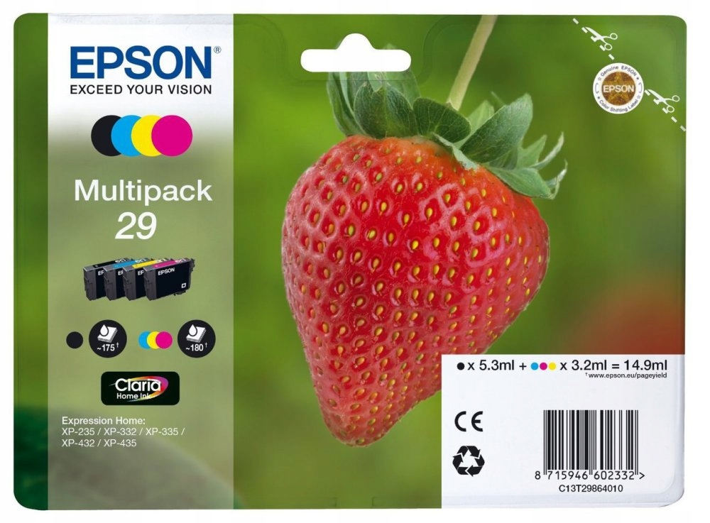 C13T29864012 Epson C13T29864012 Inkoust Epson Strawberry Epson C13T29864012