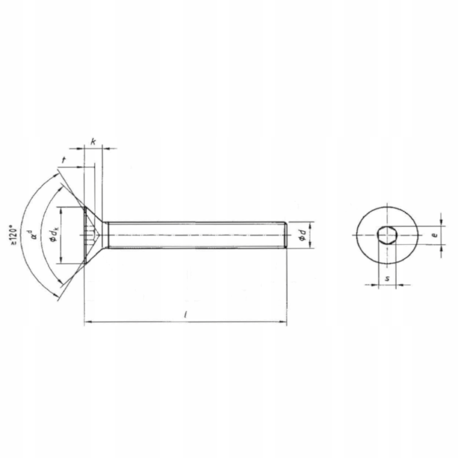 3X35 ŚRUBA IMBUSOWA NIERDZEWNA STOŻKOWA ŚRUBY 10SZ Kod producenta KAT01688-10