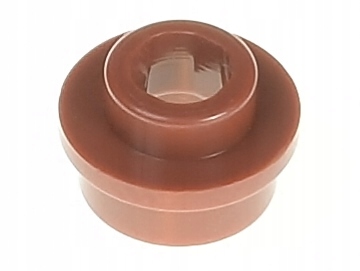 

Lego Płytka okrągła z otworem 1x1 85861 brązowa